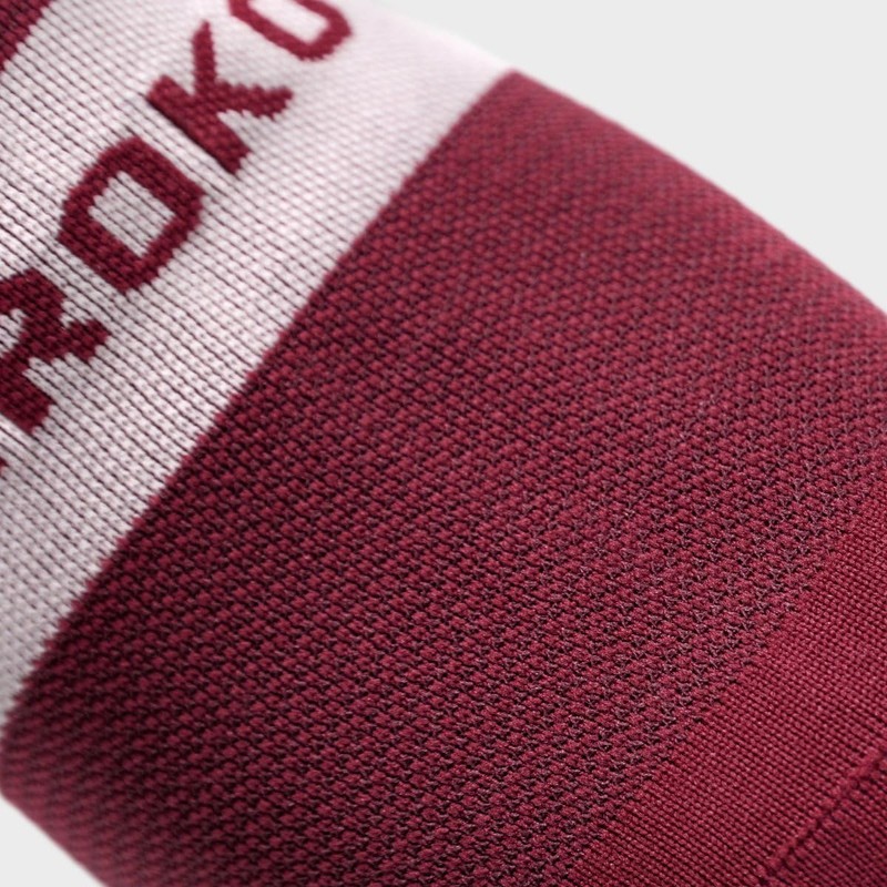 SIROKO - S1 Maroon Volata Cycling Socks, claret