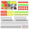 Pompano Rig Floatsc Making Kit,200pcs Surf Fishing Rig Accessories Snell