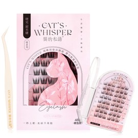 False Eyelashes, No Need to Resilience in 1 Second, No Glue Required, Partial False Eyelashes, No Glue, No Glue, Natural Look, Hard to Fall Off, 3D False Eyelashes for Parts, Cute, Popular, Bunchy