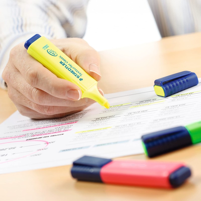 STAEDTLER 364 A BK4D Textsurfer Classic Highlighter Bonus Pack -
