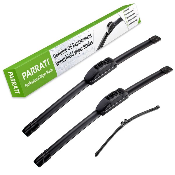 PARRATI® High Performance Premium All-Season Automotive Windshield Wipers with Rear