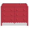 daVinci Universal Wide Removable Changing Tray in Strawberry Red