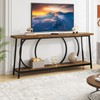 Tribesigns 70.9-Inch Console Table with Storage, Extra Long Entryway Table,