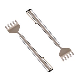 DOETYD 2 Pack Stainless Steel Back Scratcher, Telescopic Back Scratch, Extendable Massager Tool for Head