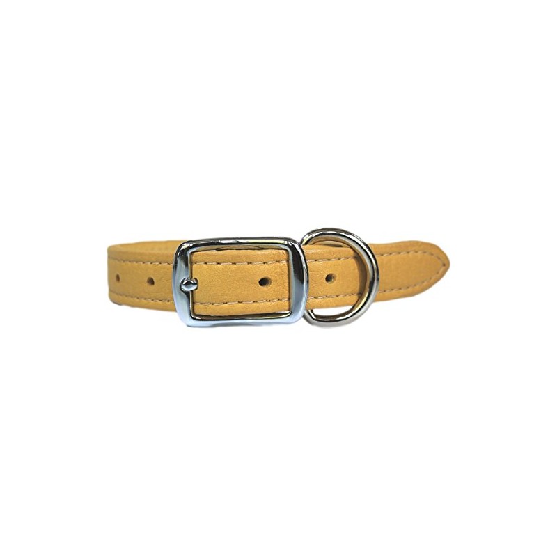 Leather Brothers Luxury Very Soft Leather Dog Collar, 61 cm,