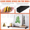 Tanstic 4-Pack 8 Inch Shelf Brackets, Heavy Duty Floating Shelf