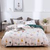 Dinosaur Kids’ Bed Linen Set, Cute Cartoon Animal Duvet Cover