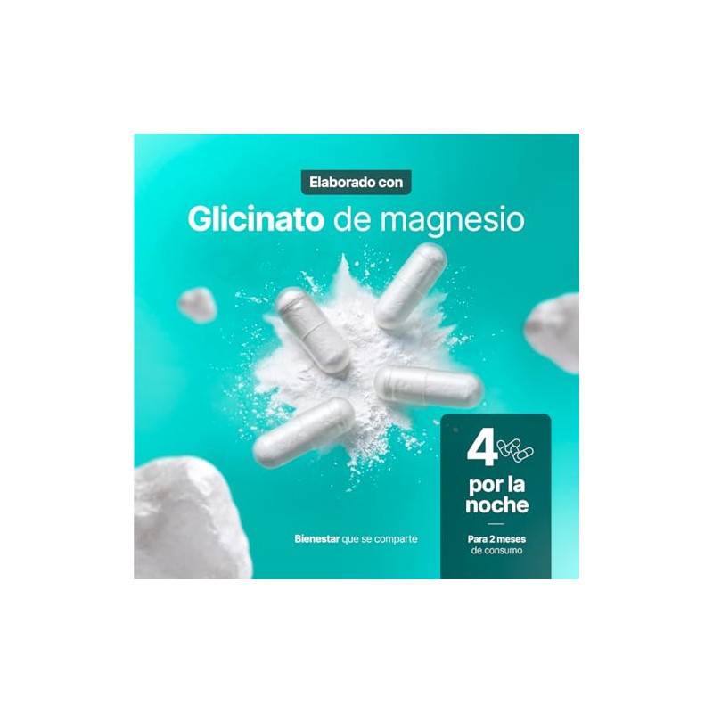 B Life Glicinato de Magnesio Puro 260 cápsulas