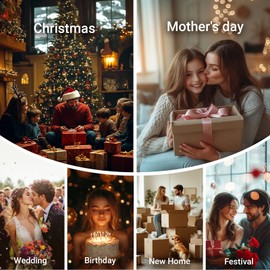 Marycele Birthday Gifts for Women, Candle Warmer Lamp Best Friend Birthday Gifts for Mom Daughter Her, Candle Lamp Warmer Unique Gift Basket for Sister, 18 21 30 40 50 60 Year Old Birthday Gift