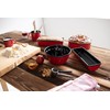 Riess, 0044-020 Egg Pan 20 cm, Enamel, Classic, Colour Red,