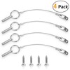 GANGUOLA Quick Release Pin Bimini Top Pins 1/4" Lanyard Boat