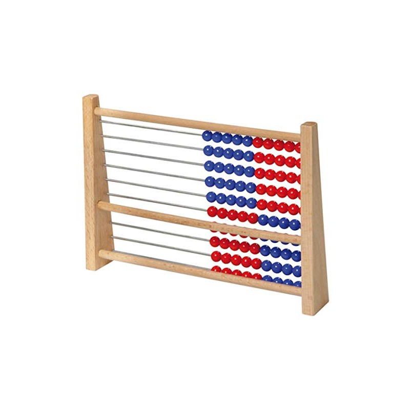 Vinco Vinco85145 Individual Counting Frame, White/Red, Multi-Color