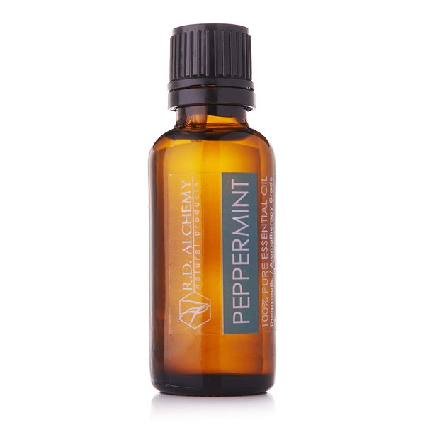 RD Alchemy - 100% Natural & Organic Pure Aromatherapy Grade Essential Oil - Scent: Peppermint
