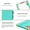 Ospelelf Clipboard Folio with Notepad for Letter Size, Clipboard Folder