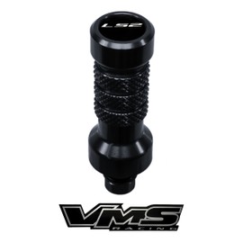VMS Racing BLACK Engine Oil DIPSTICK HANDLE in Billet Aluminum for LS2 6.0L V8 GM Engines