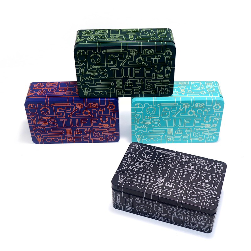 TINIT Stuff Tin - Man Tin Miscellaneous Storage Box (Deep