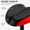Wide Comfort Bike Saddle for Commuting – Dual Shock Absorption