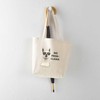CafePress No Problem Llama Tote Bag Reusable Natural Beige Canvas