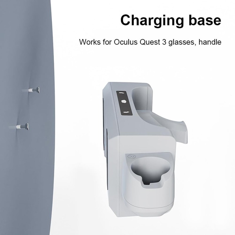 JDXFENG VR Charging Cradle for Quest 3 Charge Controllers Headset
