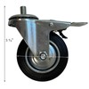 Blackstone 2177 36" Propane Grill Griddle Locking Caster Wheel