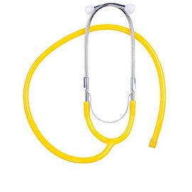 Luxamed LuxaScope Ear Hook Stethoscope Aluminium Tube Yellow