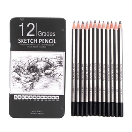 Drawing Sketching Pencil Set, Art Graphite Drawing Pencil, 6H 10B, Graphite Shading Pencils for Beginners Pro Artists