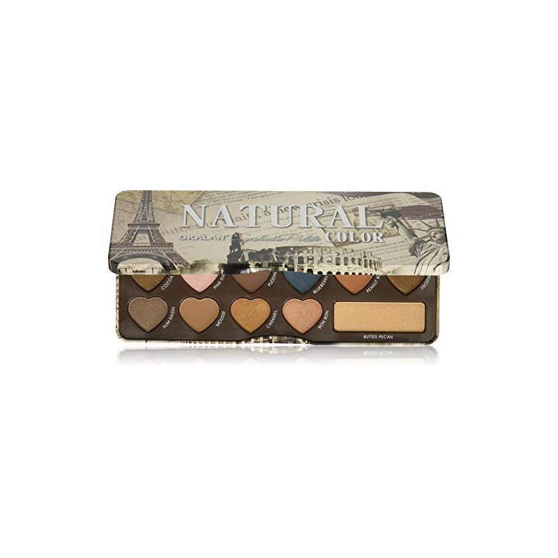 OKALAN Natural Color Eyeshadow Palette A
