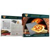 Eppicotispai Pizza Set with Cooking Stone and Pizza Peel, Silver
