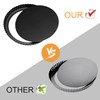 Quiche Pan,24cm/9.5in Flan Tins with Loose Base,Flan Case Tin Removable