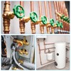 PATIKIL 20pcs 6mm Tube Outside Diameter Brass Compression Sleeve Ferrules