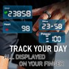 findtime Smart Ring mit Display Fitness Tracker Schrittzähler Ring Herzfrequenzmesser