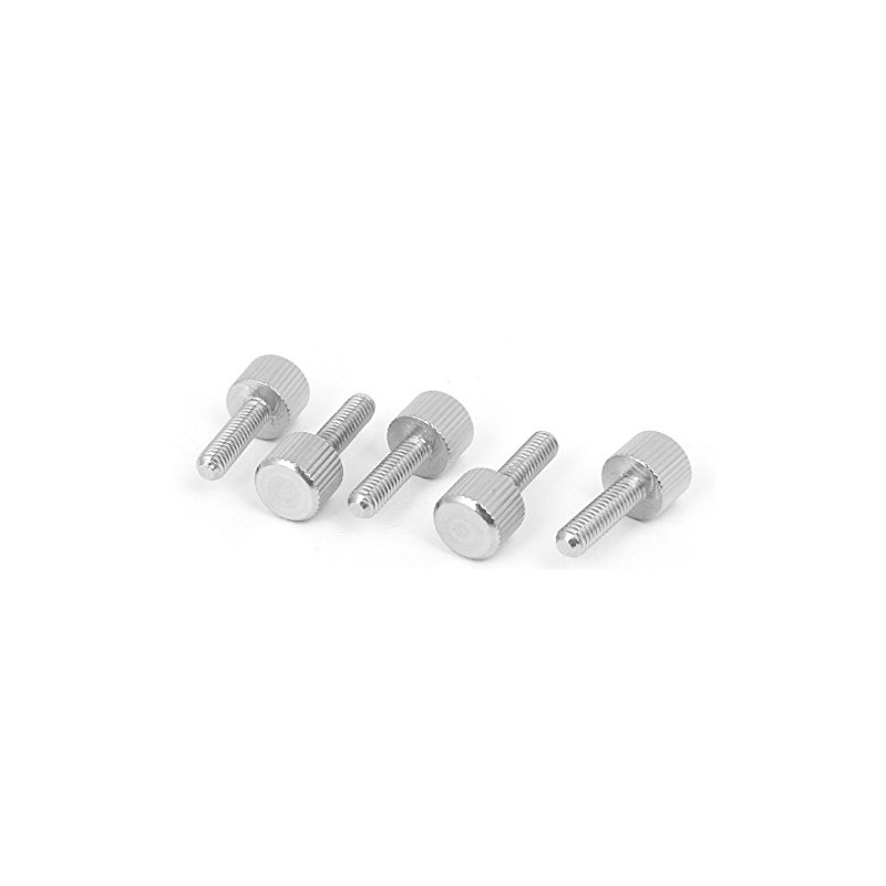 Sourcingmap Computer PC Case M4 x 14mm Stainless Steel Flat