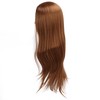 Hair Mannequin Head Hairdressing Styling Training Braiding Practice Doll Head
