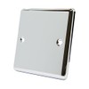 AET CPC1GBP Polished Chrome Classical Single Electrical Blanking Plate 1-Gang,