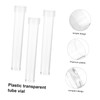 Hohopeti Ergonomic Cap Test Tube Bottles 100pcs Small Tubes Lids
