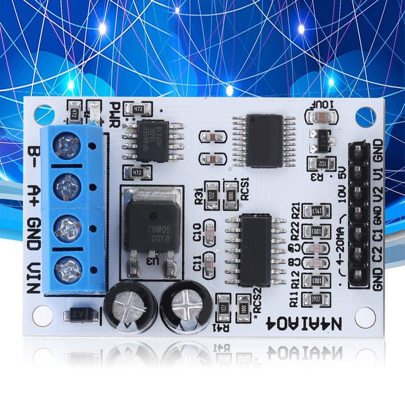 4‑20MA RS485 Voltage Current Analog Collector Acquisition ADC Modbus RTU