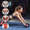 Wheel Exercise Roller with Non Slip Knee Pad Resistance Band