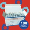 Inject-Safe Barrier Bandage, White, 100 Count, 0.39 pounds
