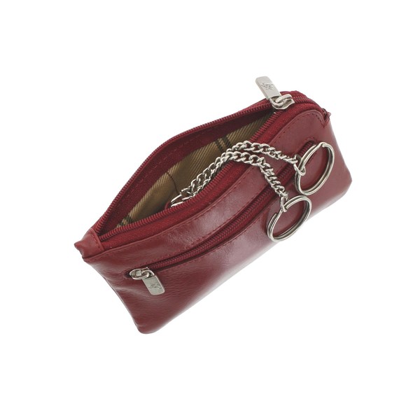 Visconti Monza Collection Geno Leather Coin Purse with Keyring MZ19