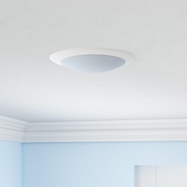 Nora Lighting 5000K NLOPAC-R650950AW - 15 Watt LED 6" Surface Mount AC Opal - 1,050 Lumens - 120V - White