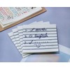 ONLYKXY 4 Pack Transparent Sticky Notes 7.6x7.6CM Self-Stick Book Tabs
