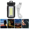 Mini Folding LED COB Work Light Magnetic Lamp Adjustable Brightness