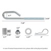 Bularie GX24864 GX21718 Deck Lift Hanger Rod Kit for John