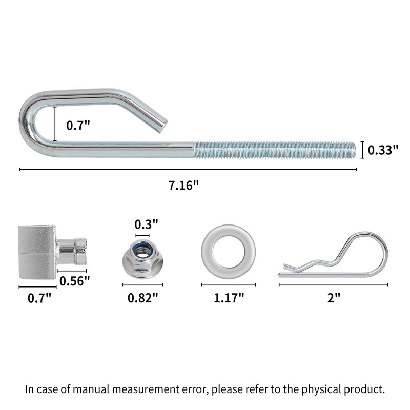 Bularie GX24864 GX21718 Deck Lift Hanger Rod Kit for John