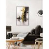 SAFERRYHOME Framed Abstract Wall Art - Black and Gold Wall