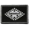 Arkansas Tactical Flag Patch (Black & White)