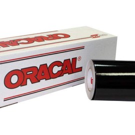 24" x 10 Ft Roll of Oracal Vinyl for Craft Cutters and Vinyl Sign Cutters (Black, 100 Feet)