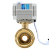 HSH-Flo 2 Way 1-1/4 inch 9-24VAC/DC 12VDC Normally Closed Brass