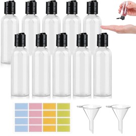Envases para Viaje 100 Ml, 22 Piezas de Botellas de Viaje con Embudos y Etiquetas, Fácil de Llevar y Adecuado para Múltiples Escenarios, Desde Viajes 