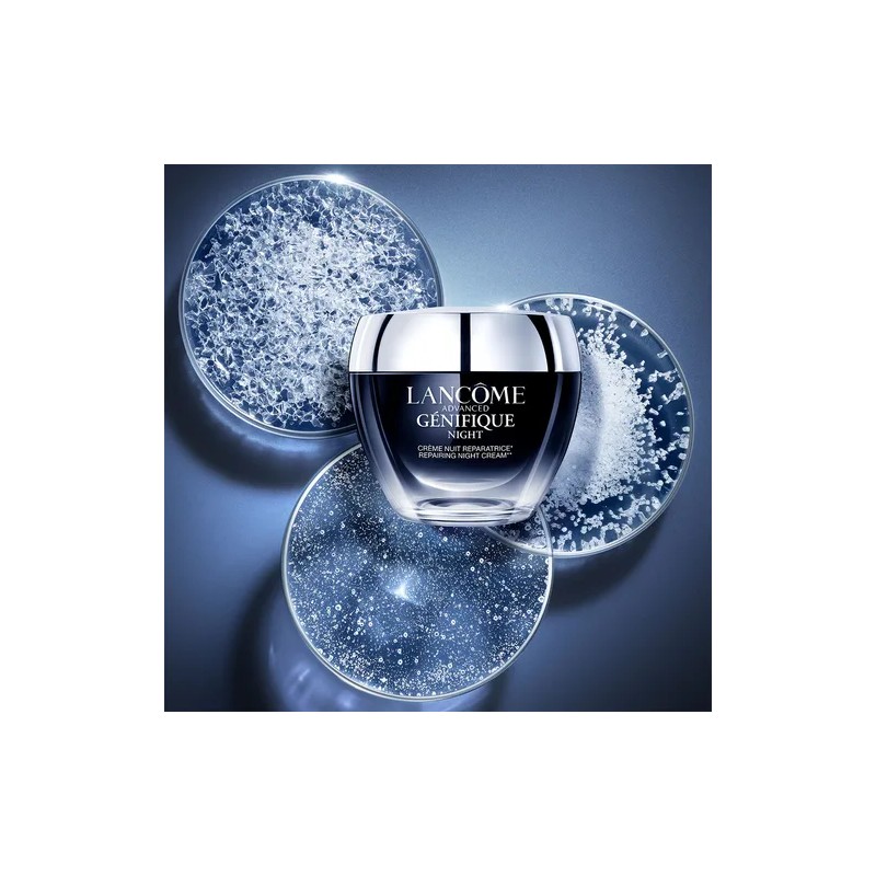 Lancôme Advanced Génifique - Crema Hidratante Facial de Noche, Repara